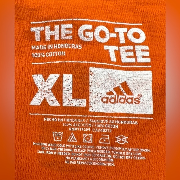 Adidas Phoenix Suns Devin Booker Shirt Adult Extra Large Orange Cotton NBA EUC! - Picture 3 of 6